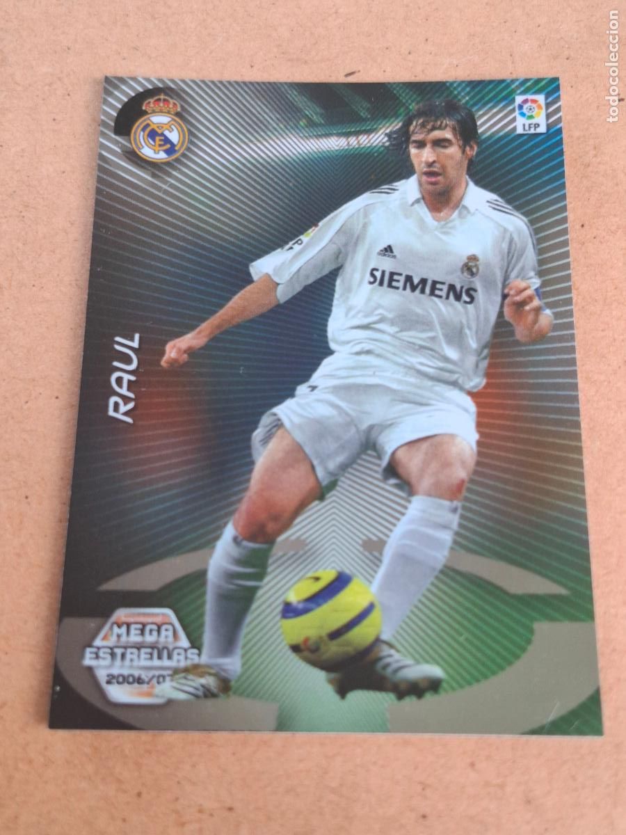 Cromos de Futebol: MEGACRACKS 2006 2007 06 07 - PANINI - 381 RA&Uacute;L - REAL MADRID - CP13