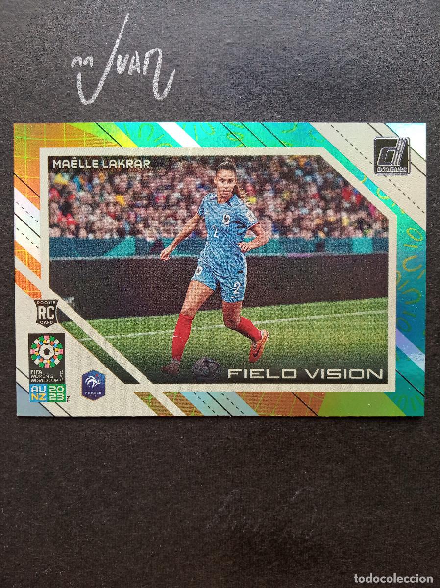 Figurine di Calcio: N&ordm; 7 FIELD VISION ROOKIE LAKRAR FRANCIA REAL MADRID 2026 ⚽ PANINI &reg; DONRUSS FIFA WOMEN MUNDIAL 2023