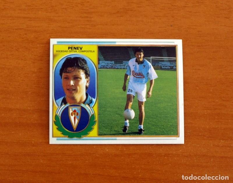 Figurine di Calcio: Compostela - Penev - Coloca - Ediciones Este Liga 1996-1997, 96-97 - Nunca pegado