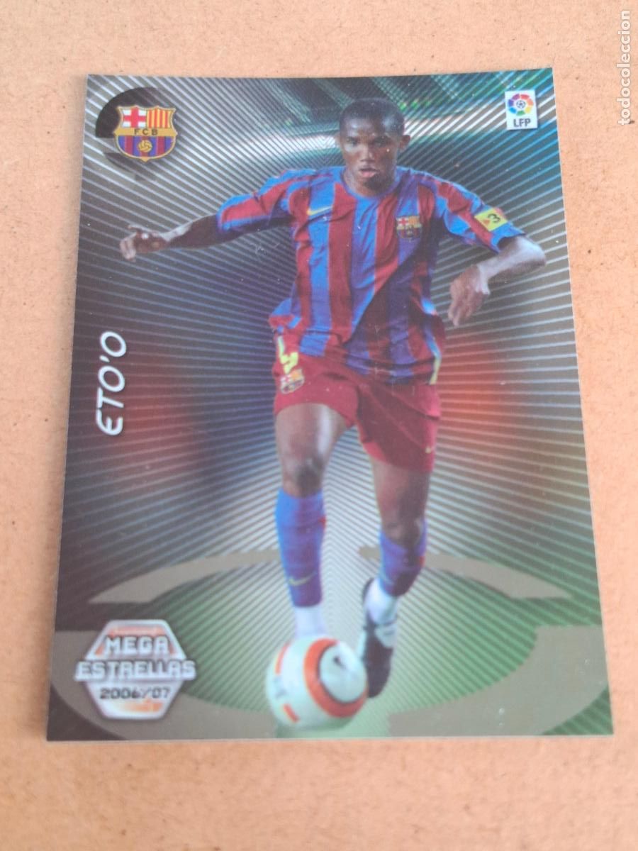 Cromos de f&uacute;tbol: MEGACRACKS 2006 2007 06 07 - PANINI - 384 ETO'O - FC. BARCELONA - CP13