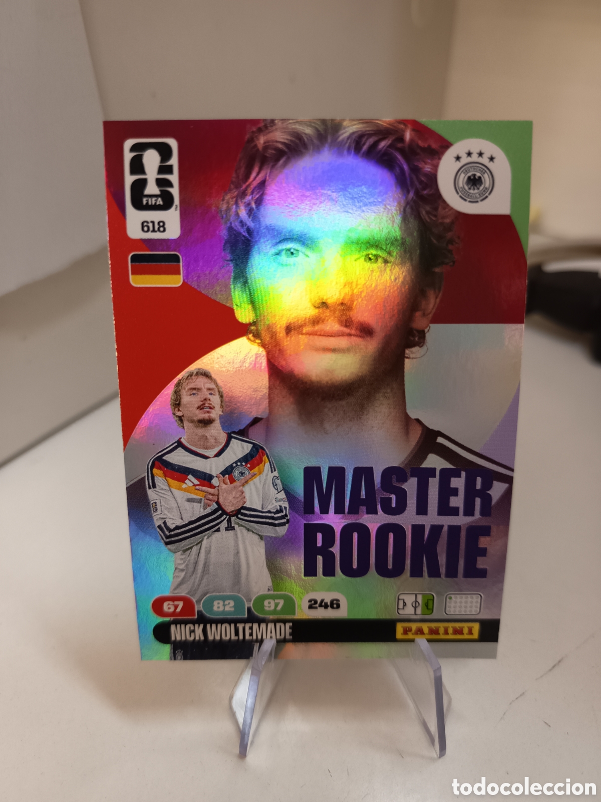 Cromos de f&uacute;tbol: 618 NICK WOLTEMADE ADRENALYN WORLD CUP 2026 MUNDIAL