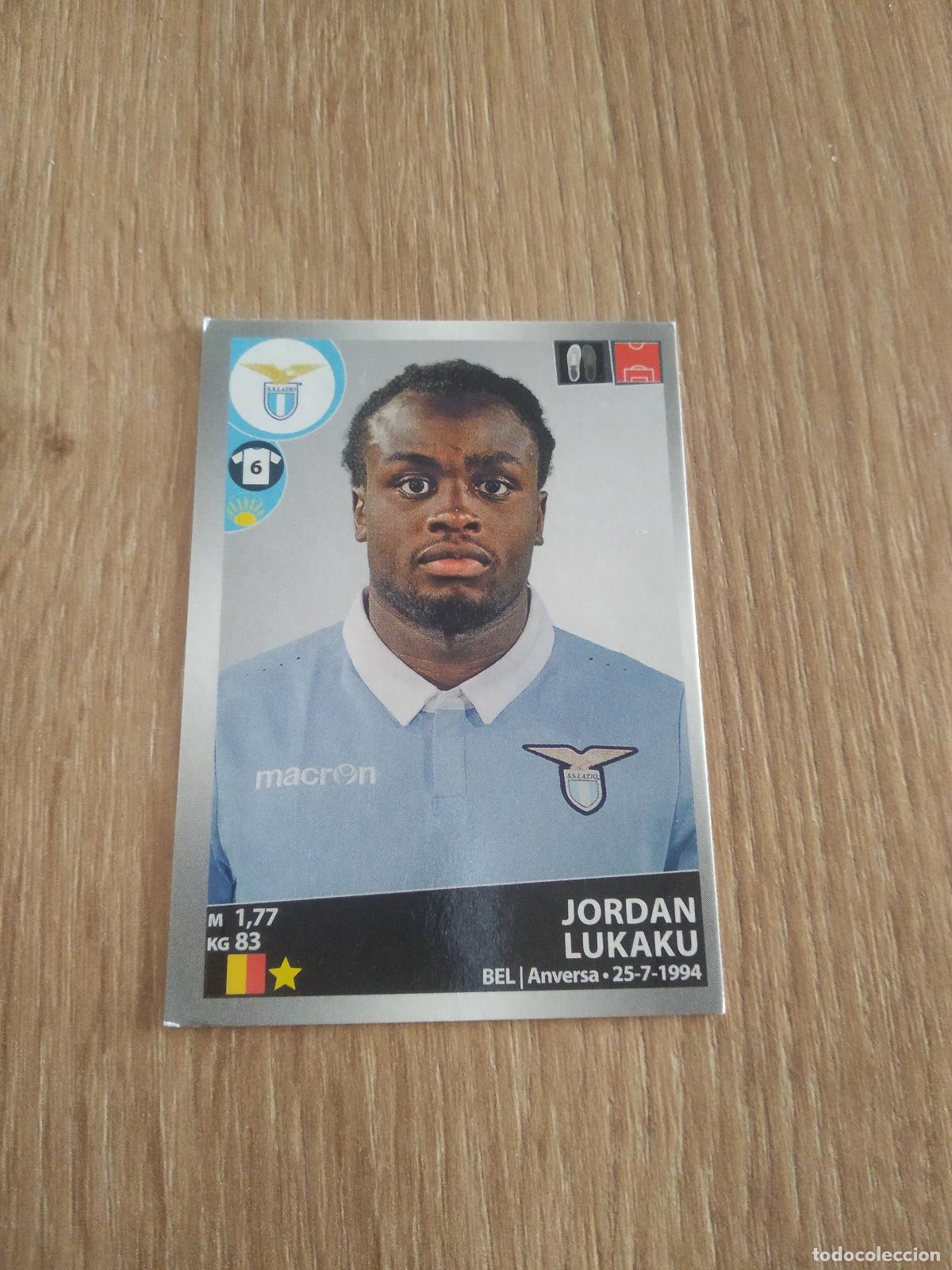 Cromos de f&uacute;tbol: 293 JORDAN LUKAKU LAZIO CROMO FUTBOL PANINI LIGA ITALIA 16-17 CALCIATORI 2016-2017
