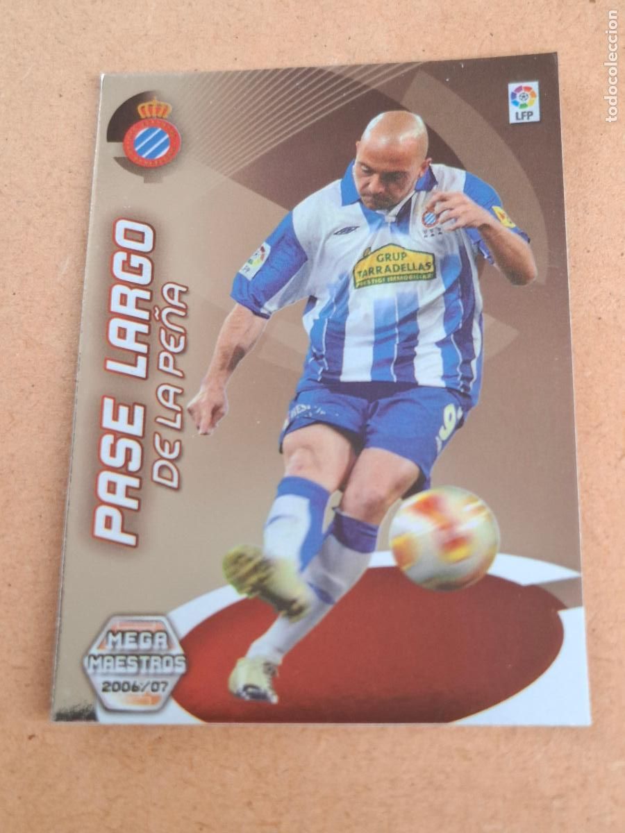 Cromos de f&uacute;tbol: MEGACRACKS 2006 2007 06 07 - PANINI - 412 DE LA PE&Ntilde;A - RCD. ESPANYOL - CP12
