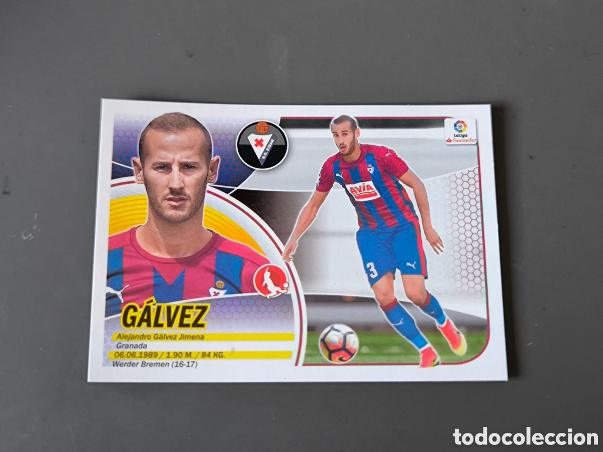 Cartes &agrave; collectionner de Football: G&Aacute;LVEZ Fichaje 30 Eibar Liga Este 16 17