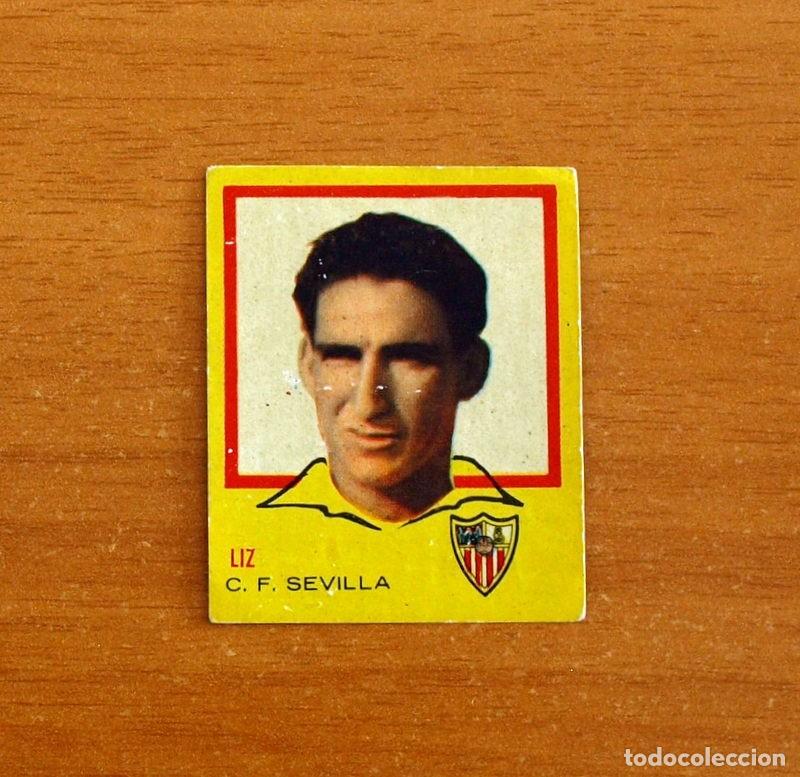 Cartes &agrave; collectionner de Football: Sevilla - S/N. Liz - Editorial Bruguera Campeones 1956-1957, 56-57 - Nunca pegado