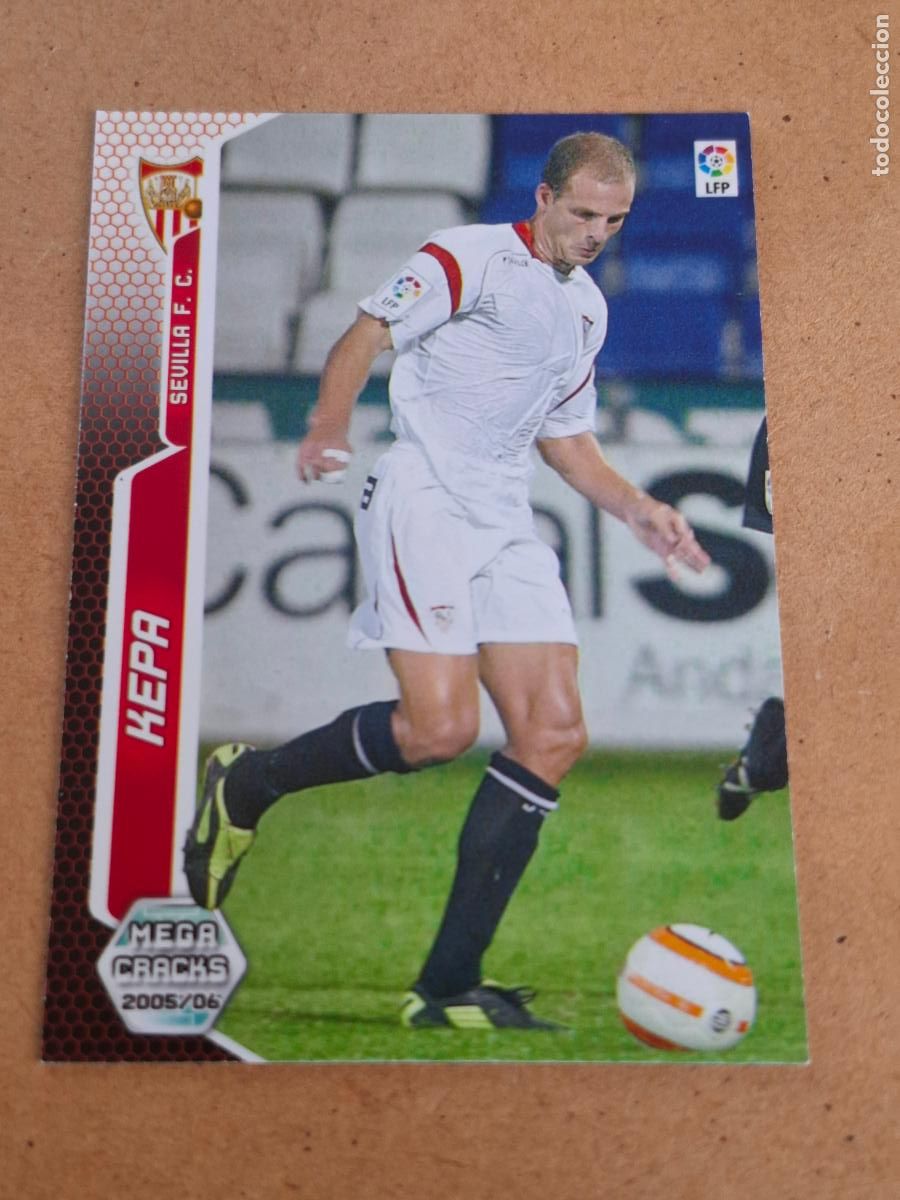 Cartes &agrave; collectionner de Football: MEGACRACKS 2005 2006 05 06 - PANINI - 287 BIS KEPA - SEVILLA FC - CP12