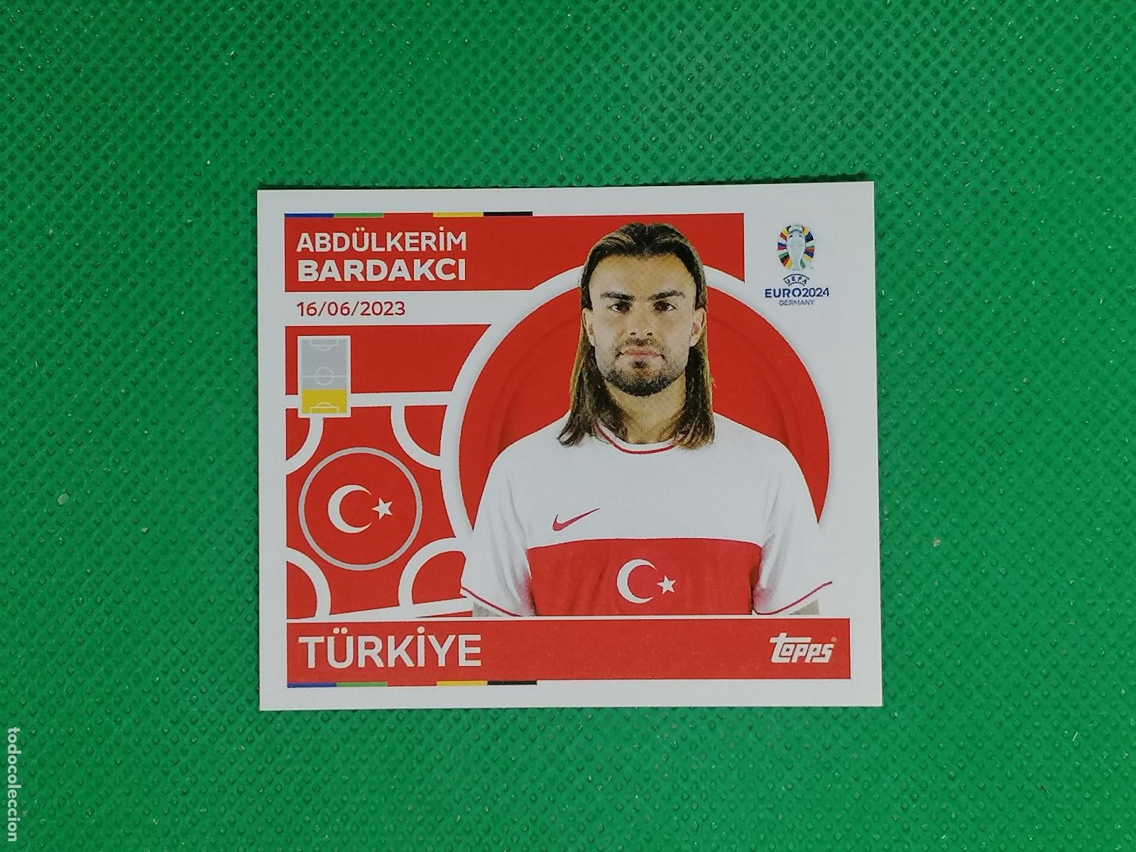 Fu&szlig;ball-Sticker: TUR 8 TUR8 ABDULKERIM BARDAKCI TURQUIA ⚽ TOPPS EURO 2024 24 GERMANY STICKERS ⚽