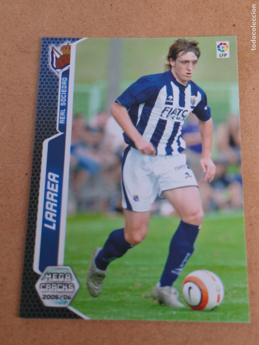 Fu&szlig;ball-Sticker: MEGACRACKS 2005 2006 05 06 - PANINI - 301 BIS LARREA - REAL SOCIEDAD - CP12