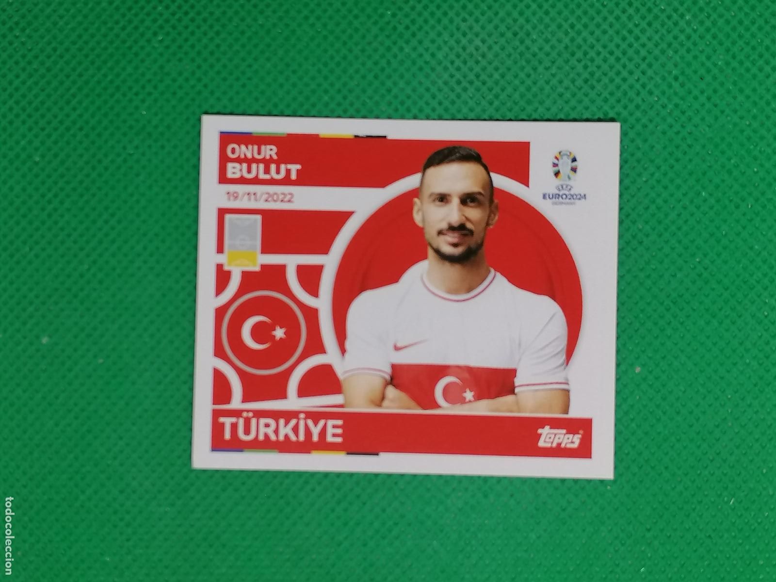 Football Stickers: TUR 10 TUR10 ONUR BULUT TURQUIA ⚽ TOPPS EURO 2024 24 GERMANY STICKERS ⚽