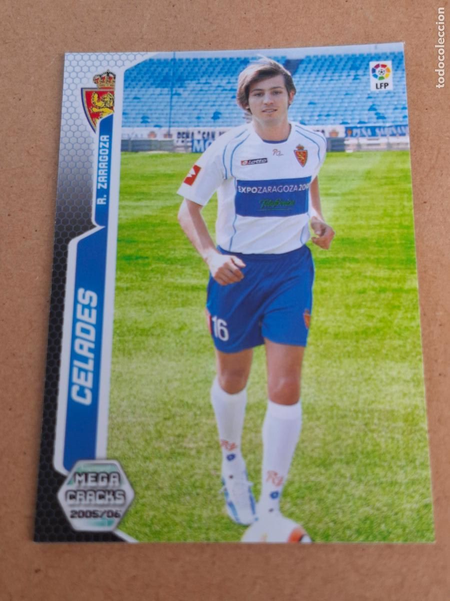 Football Stickers: MEGACRACKS 2005 2006 05 06 - PANINI - 354 BIS CELADES - REAL ZARAGOZA - CP12