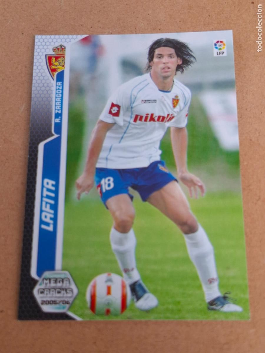 Football Stickers: MEGACRACKS 2005 2006 05 06 - PANINI - 358 BIS LAFITA - REAL ZARAGOZA - CP12