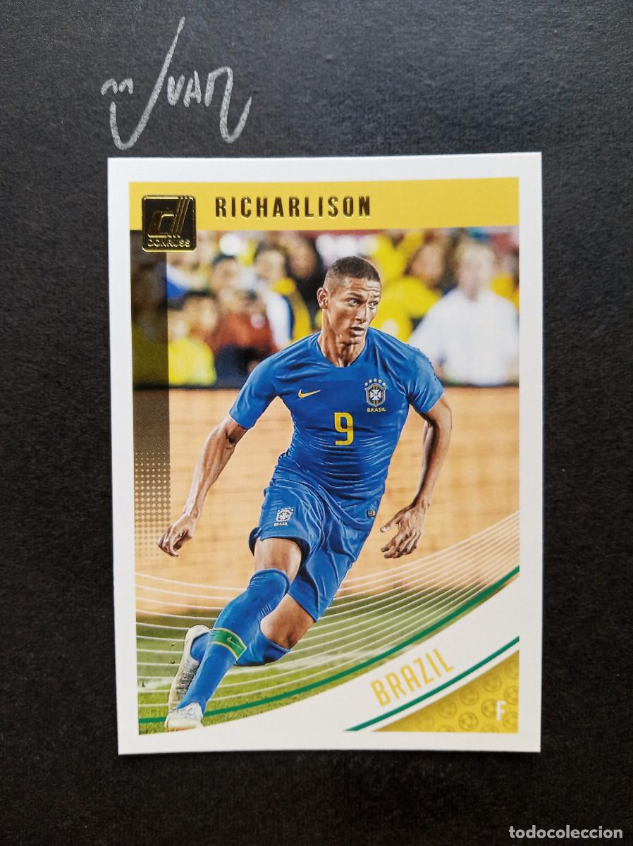 Football Stickers: N&ordm; 106 RICHARLISON TOTTENHAM HOTSPUR BRASIL MUNDIAL 2026 ⚽ PANINI &reg; DONRUSS 2018 2019 18 19 NUEVO
