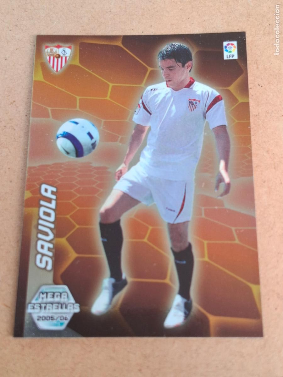 Football Stickers: MEGACRACKS 2005 2006 05 06 - PANINI - 387 BIS SAVIOLA - SEVILLA FC - CP12