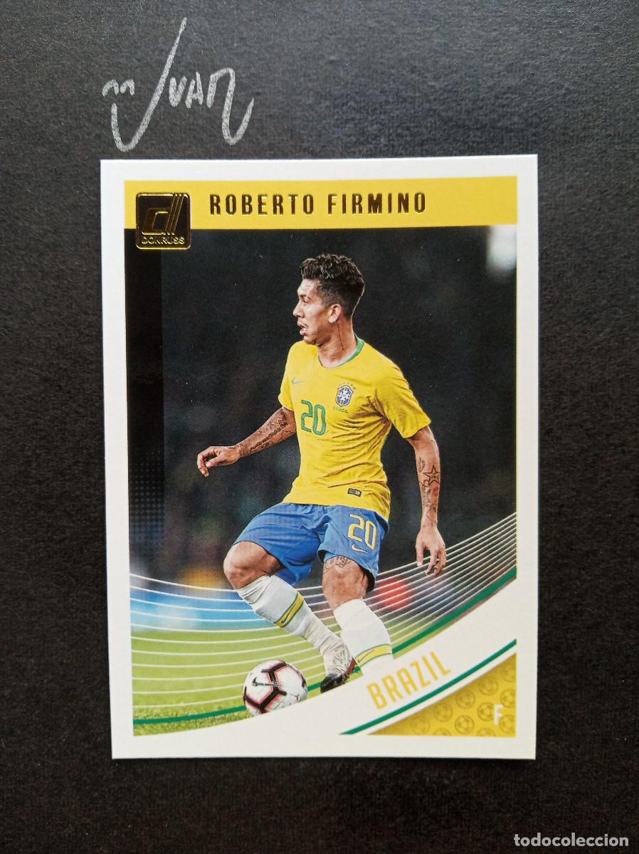 Football Stickers: 105 FIRMINO LIVERPOOL BRASIL MUNDIAL 2026 SELTON ATHLETIC ⚽ PANINI &reg; DONRUSS 2018 2019 18 19 NUEVO