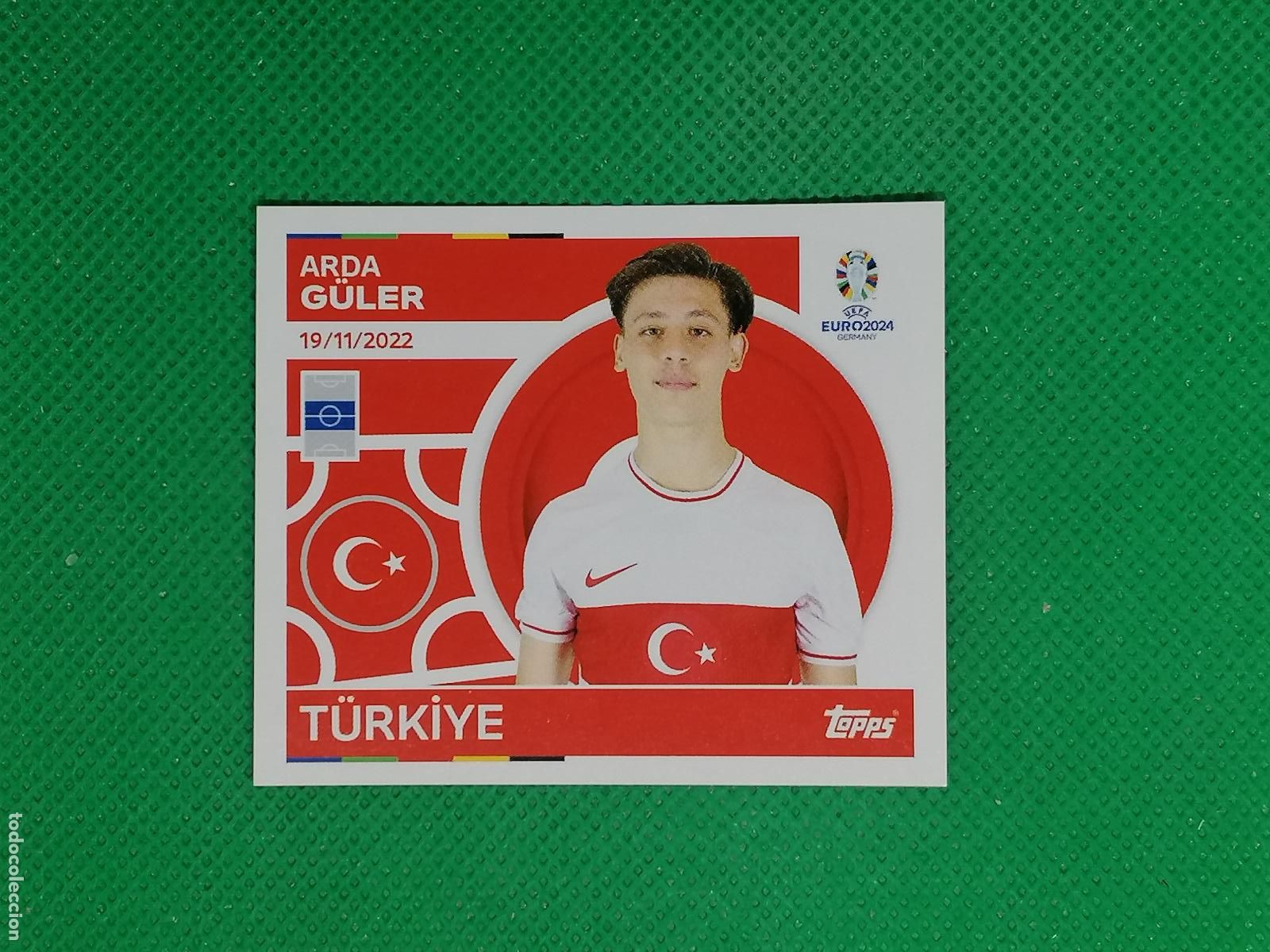 Football Stickers: TUR 16 TUR16 ARDA GULER TURQUIA ⚽ TOPPS EURO 2024 24 GERMANY STICKERS ⚽