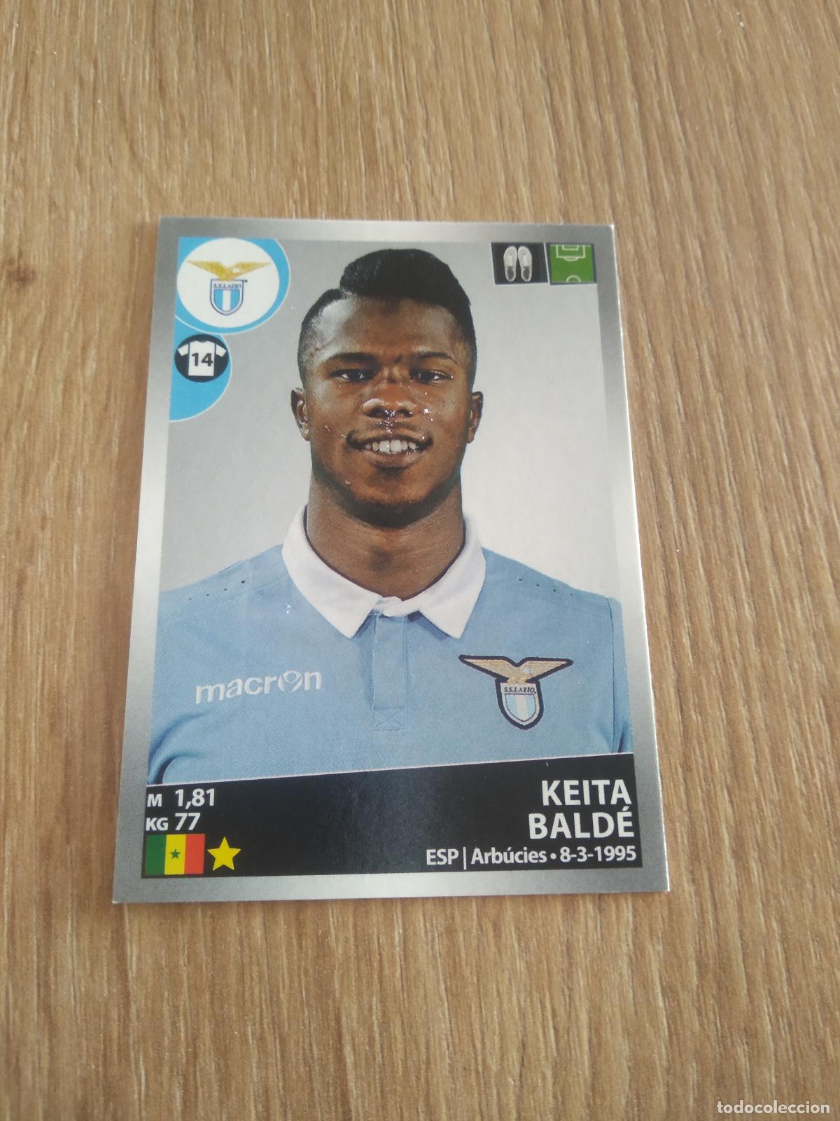 Football Stickers: 304 KEITA BALDE LAZIO CROMO FUTBOL PANINI LIGA ITALIA 16-17 CALCIATORI 2016-2017