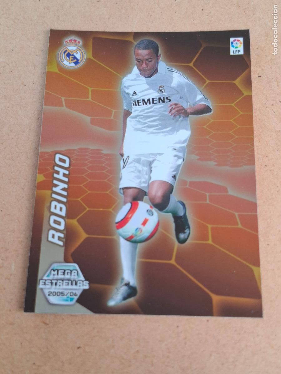 Football Stickers: MEGACRACKS 2005 2006 05 06 - PANINI - 396 BIS ROBINHO - REAL MADRID - CP12