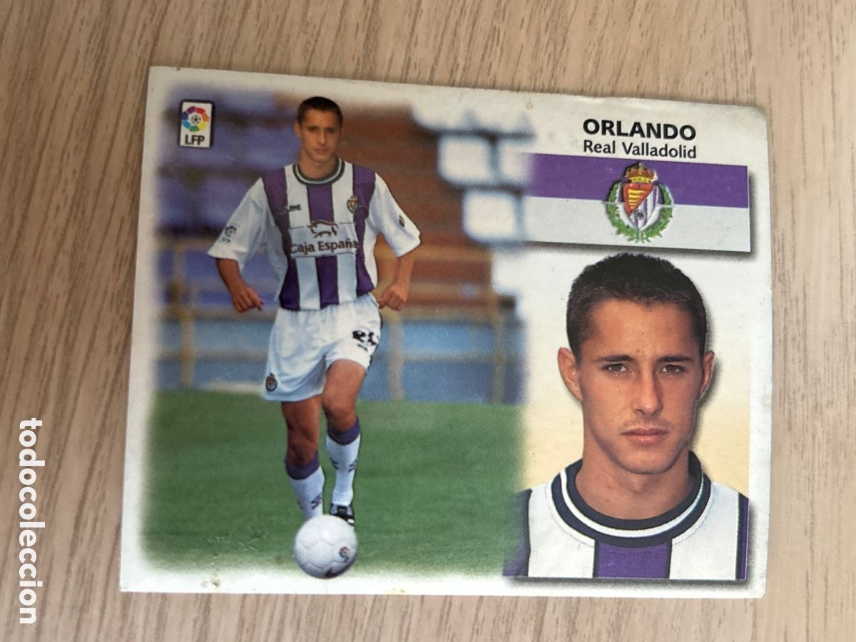 Fu&szlig;ball-Sticker: ORLANDO VALLADOLID COLOCA LIGA ESTE 1999 2000 99 00 NUNCA PEGADO SIN PEGAR