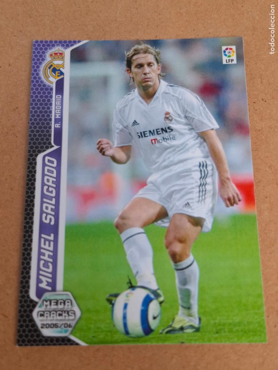 Fu&szlig;ball-Sticker: MEGACRACKS 2005 2006 05 06 - PANINI - 183 MICHEL SALGADO - REAL MADRID - CP12