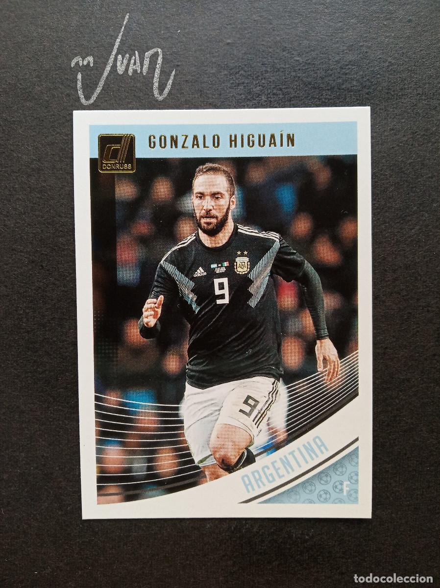 Cromos de f&uacute;tbol: N&ordm; 89 HIGUAIN ARGENTINA MUNDIAL 2026 REAL MADRID JUVENTUS ⚽ PANINI &reg; DONRUSS 2018 2019 18 19 NUEVO