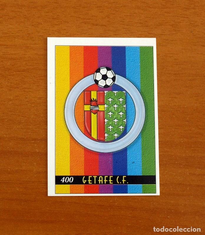 Cromos de f&uacute;tbol: Getafe - N&ordm; 400, Escudo-Alineaci&oacute;n - Las Fichas de la Liga Mundicromo 1999-2000, 99-00 2&ordf; Divisi&oacute;n