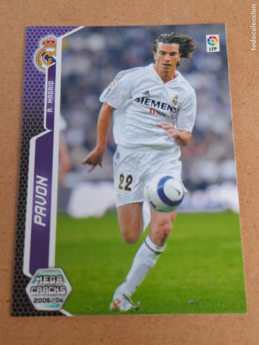 Cromos de f&uacute;tbol: MEGACRACKS 2005 2006 05 06 - PANINI - 186 PAV&Oacute;N - REAL MADRID - CP12