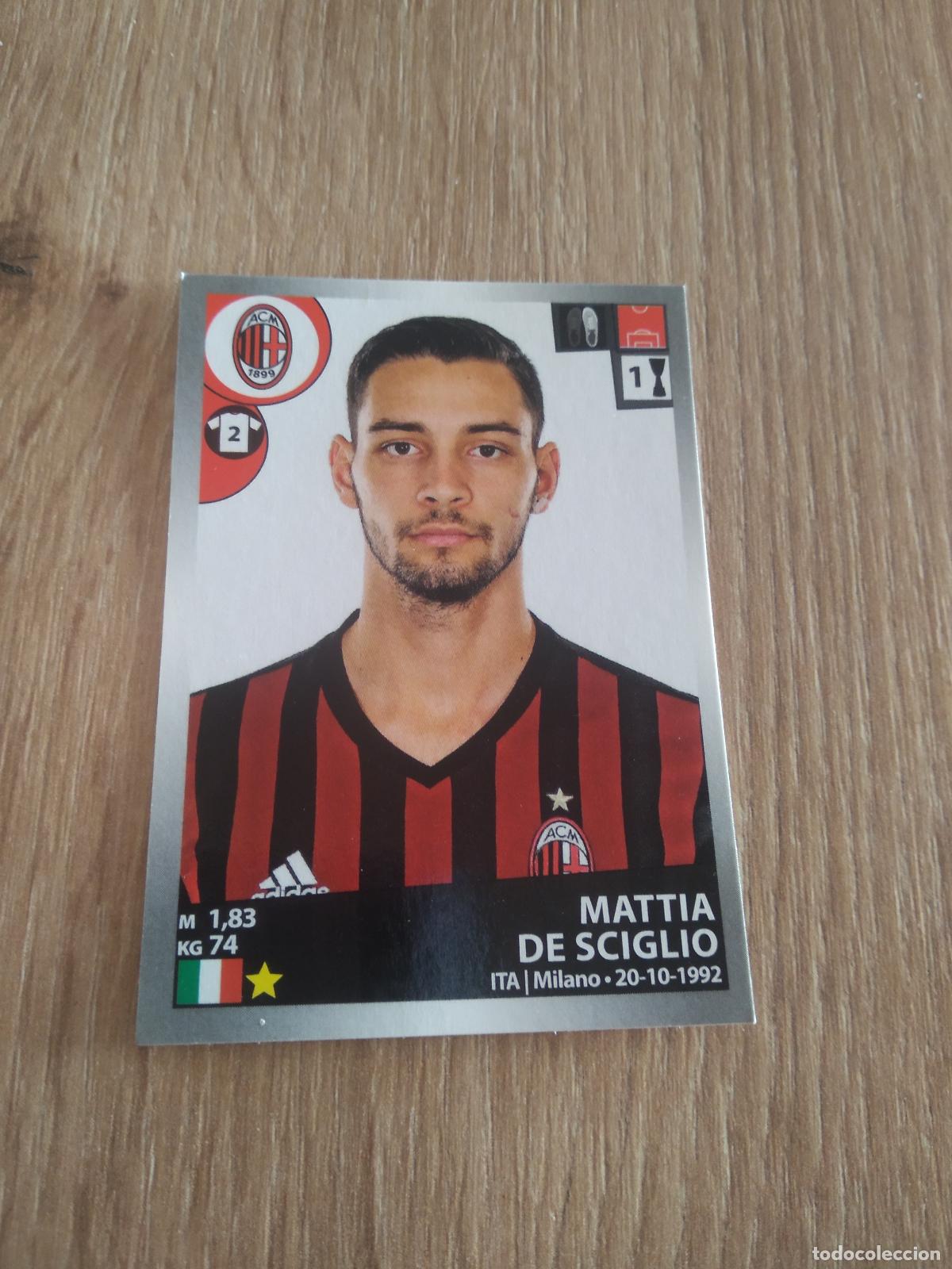 Cromos de f&uacute;tbol: 318 MATTIA DE SCIGLIO AC MILAN CROMO FUTBOL PANINI LIGA ITALIA 16-17 CALCIATORI 2016-2017