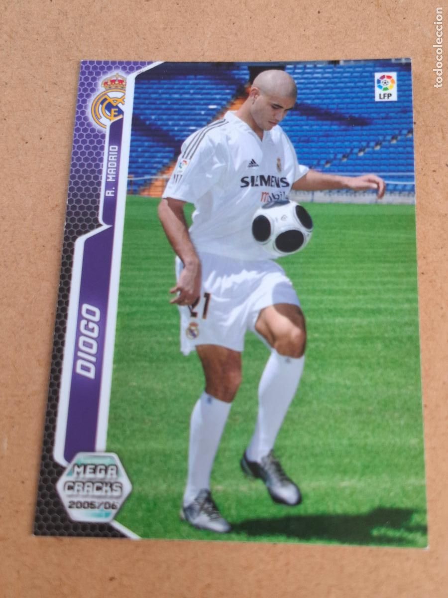 Cromos de f&uacute;tbol: MEGACRACKS 2005 2006 05 06 - PANINI - 190 DIOGO - REAL MADRID - CP12