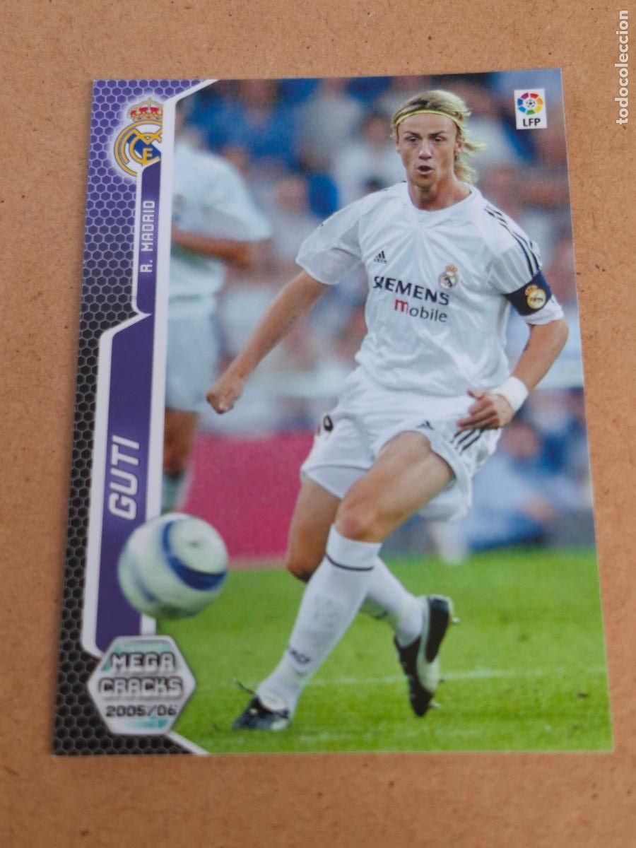 Cromos de f&uacute;tbol: MEGACRACKS 2005 2006 05 06 - PANINI - 191 GUTI - REAL MADRID - CP12