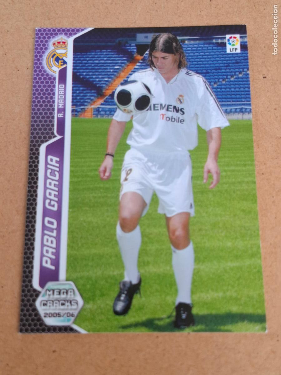 Cromos de f&uacute;tbol: MEGACRACKS 2005 2006 05 06 - PANINI - 193 PABLO GARC&Iacute;A - REAL MADRID - CP12