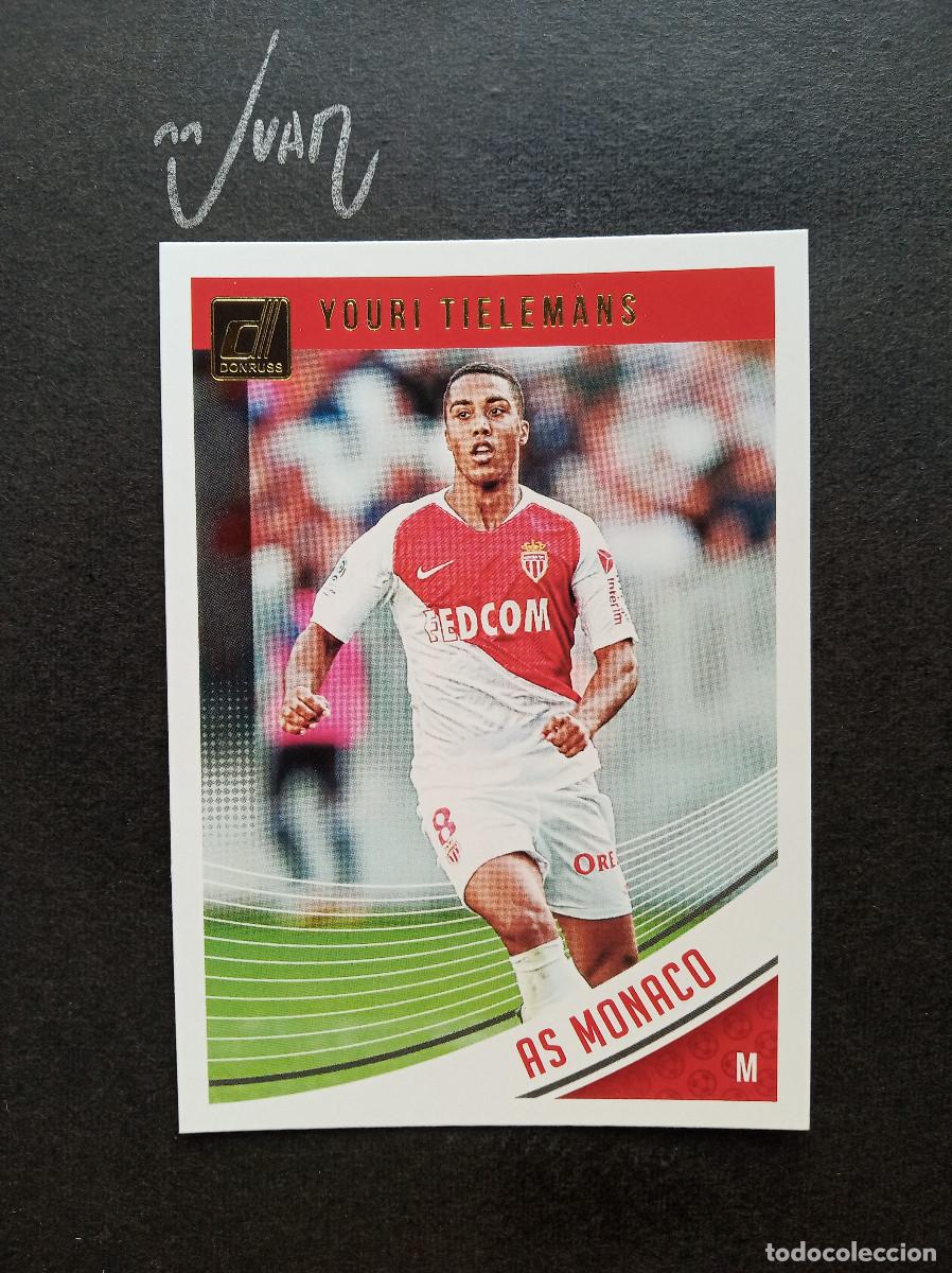 Cromos de f&uacute;tbol: N&ordm; 81 TIELEMANS AS MONACO BELGICA MUNDIAL 2026 ASTON VILLA ⚽ PANINI &reg; DONRUSS 2018 2019 18 19 NUEVO