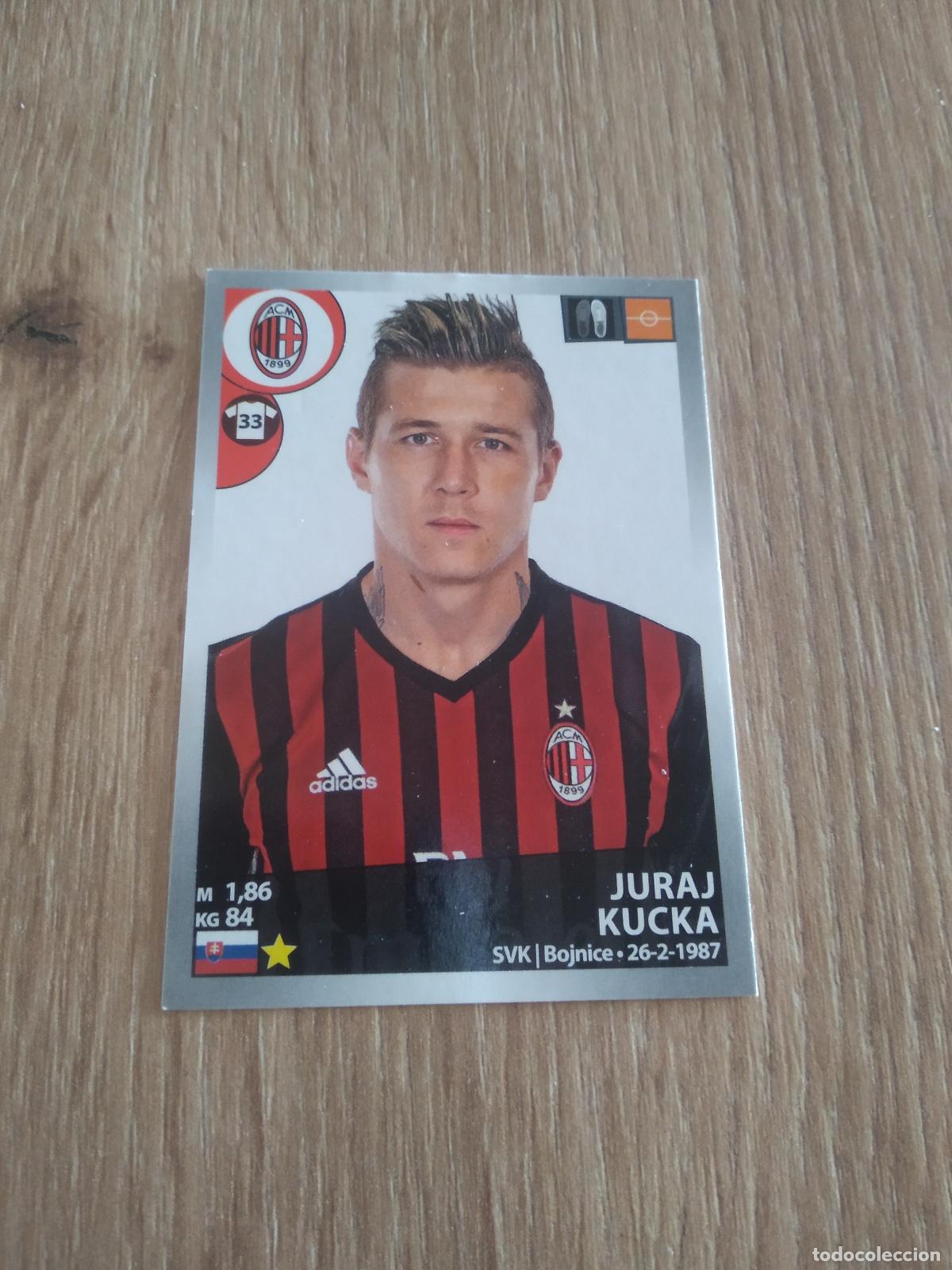 Cromos de f&uacute;tbol: 328 JURAJ KUCKA AC MILAN CROMO FUTBOL PANINI LIGA ITALIA 16-17 CALCIATORI 2016-2017
