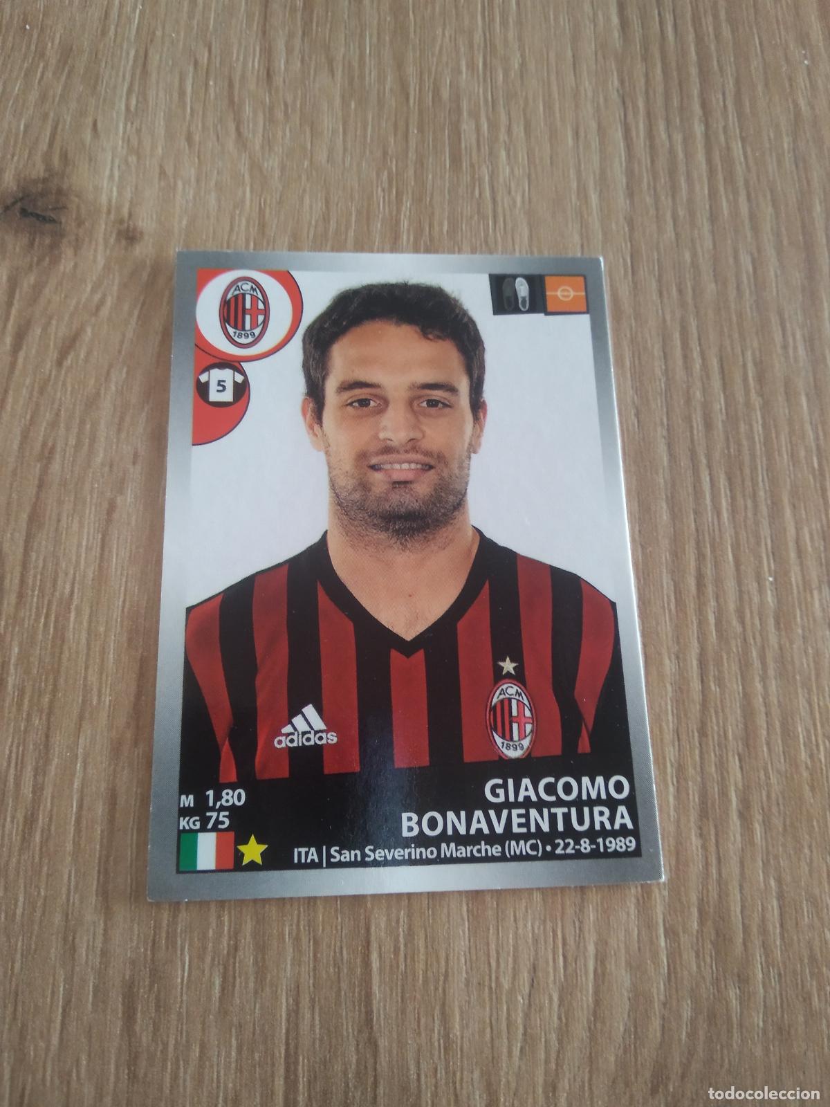 Cromos de f&uacute;tbol: 329 BONAVENTURA AC MILAN CROMO FUTBOL PANINI LIGA ITALIA 16-17 CALCIATORI 2016-2017