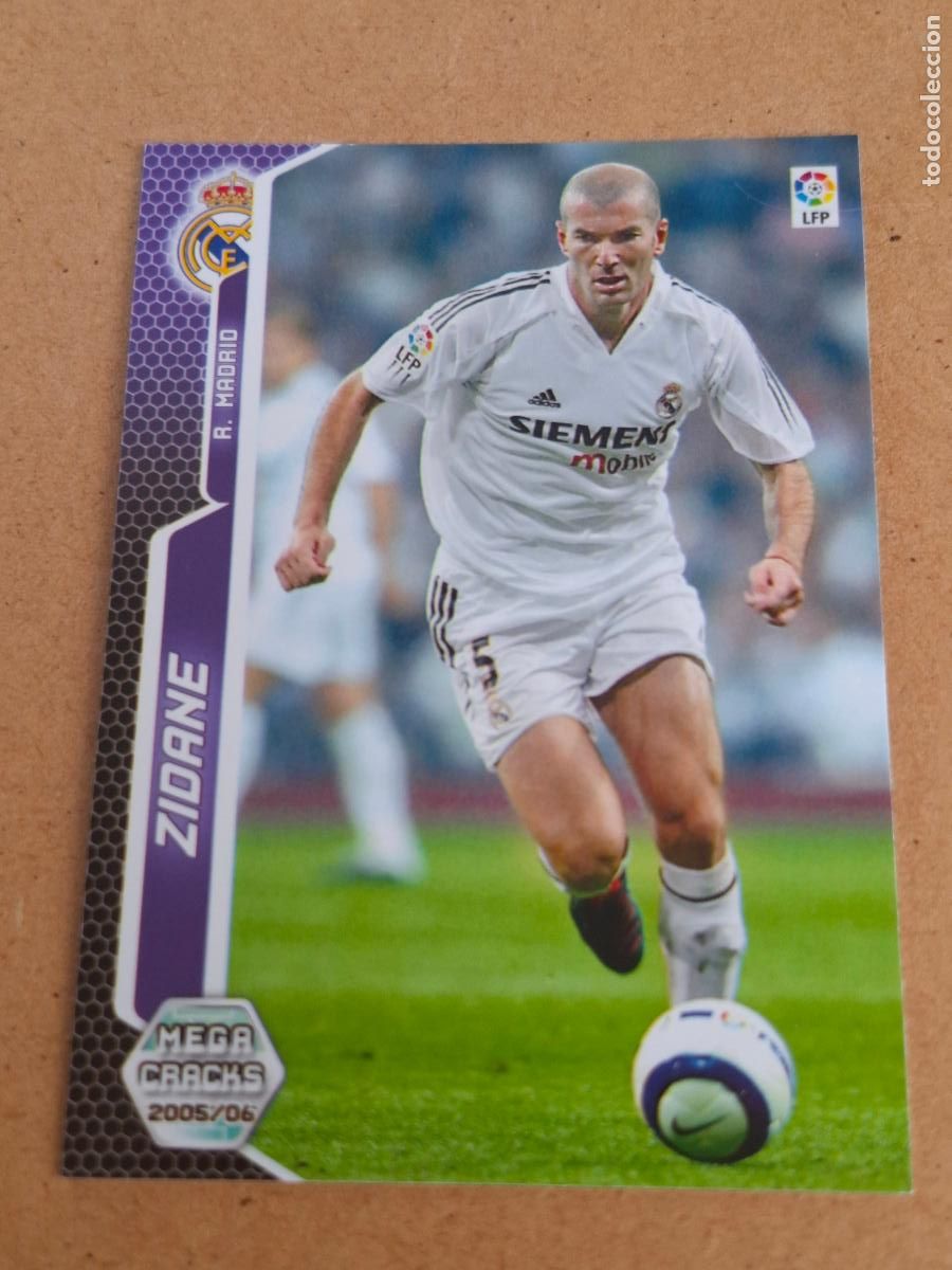 Cromos de f&uacute;tbol: MEGACRACKS 2005 2006 05 06 - PANINI - 195 ZIDANE - REAL MADRID - CP12