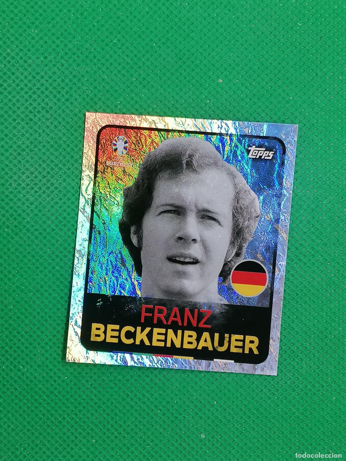 Cartes &agrave; collectionner de Football: LEG 9 LEG9 FRANZ BECKENBAUER PARALELA ⚽ TOPPS EURO 2024 24 GERMANY STICKERS ⚽