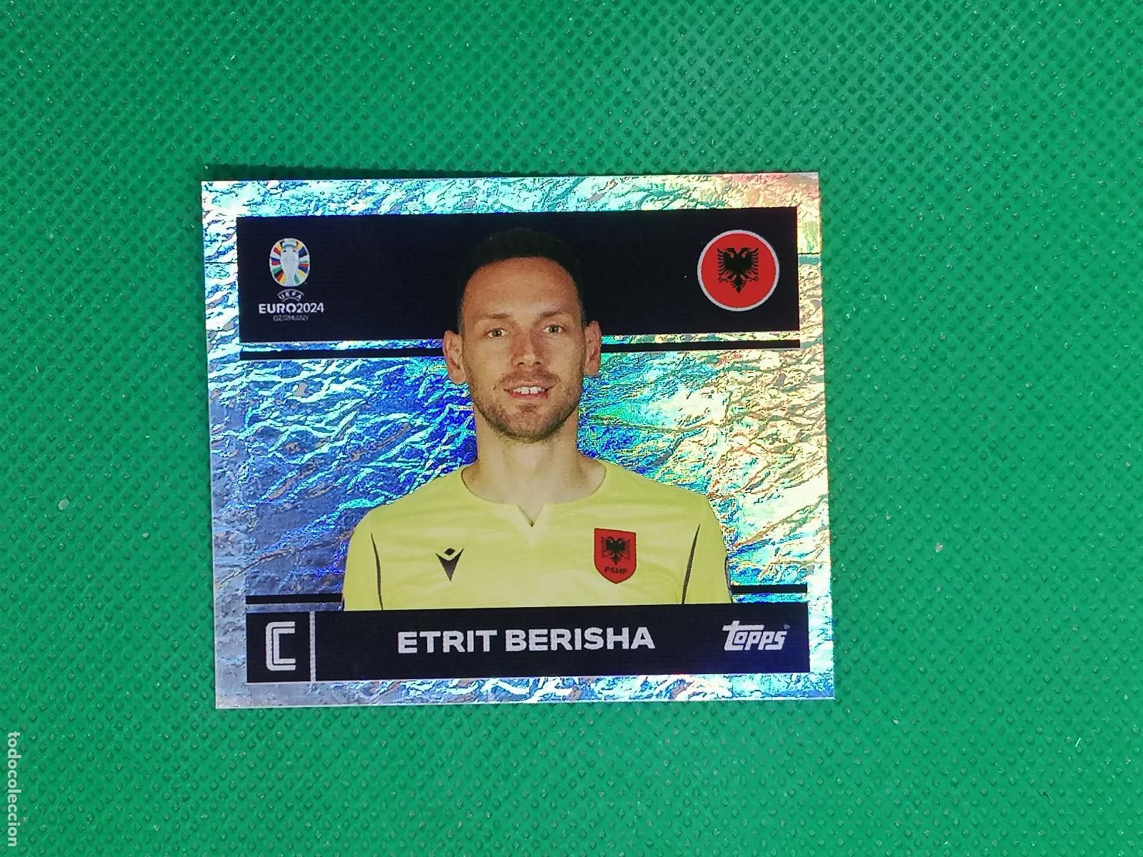 Cartes &agrave; collectionner de Football: ALB 2 ALB2 ETRIT BERISHA ALBANIA PARALELA ⚽ TOPPS EURO 2024 24 GERMANY STICKERS ⚽