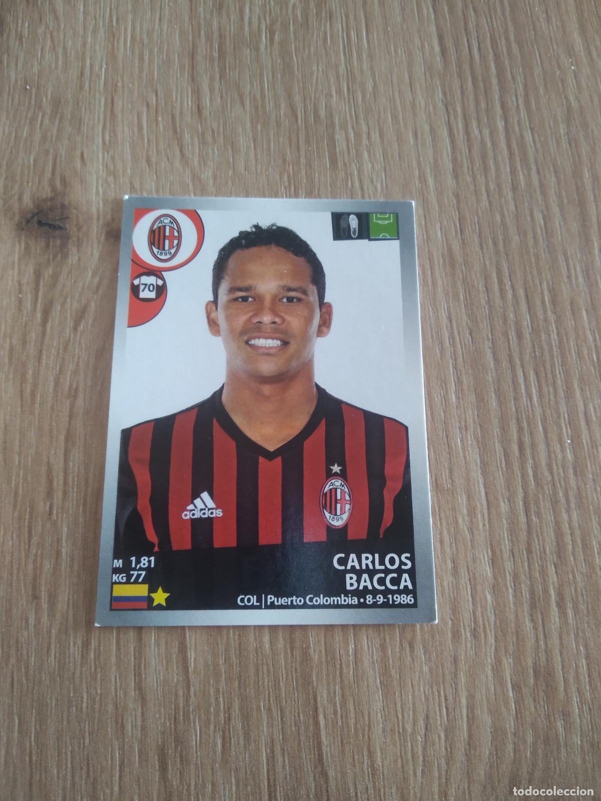 Figurine di Calcio: 334 CARLOS BACCA AC MILAN CROMO FUTBOL PANINI LIGA ITALIA 16-17 CALCIATORI 2016-2017