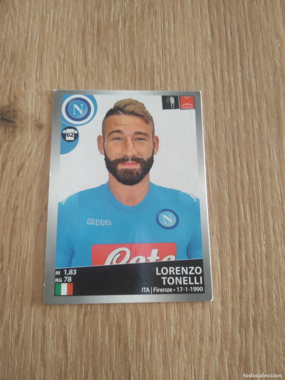 Cromos de Futebol: 346 LORENZO TONELLI NAPOLES NAPOLI CROMO FUTBOL PANINI LIGA ITALIA 16-17 CALCIATORI 2016-2017