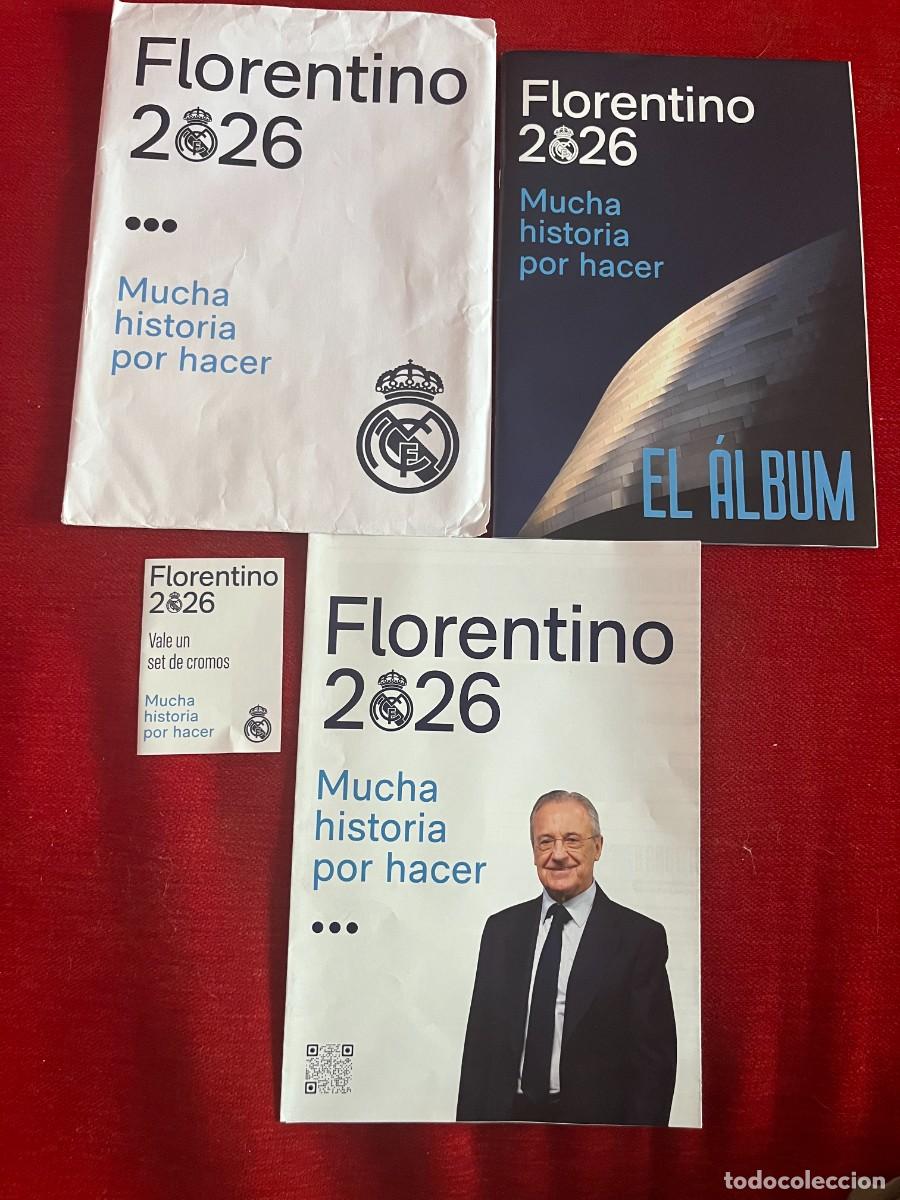 Cartes &agrave; collectionner de Football: ALBUM VACIO SIN CROMOS CANDIDATURA PRESIDENTE FLORENTINO PEREZ 2026 MUCHA HISTORIA POR HACER