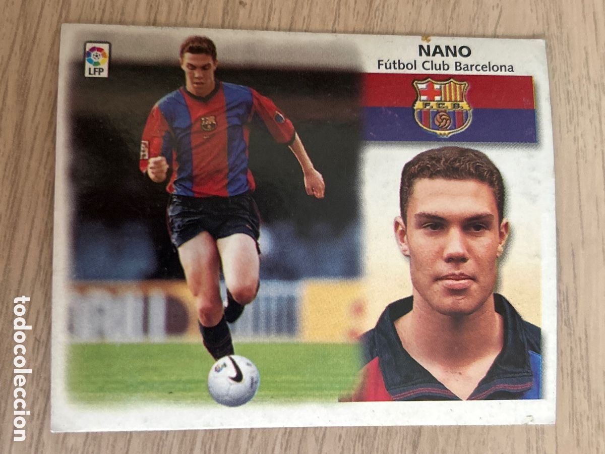 Cartes &agrave; collectionner de Football: NANO BARCELONA COLOCA LIGA ESTE 1999 2000 99 00 NUNCA PEGADO SIN PEGAR