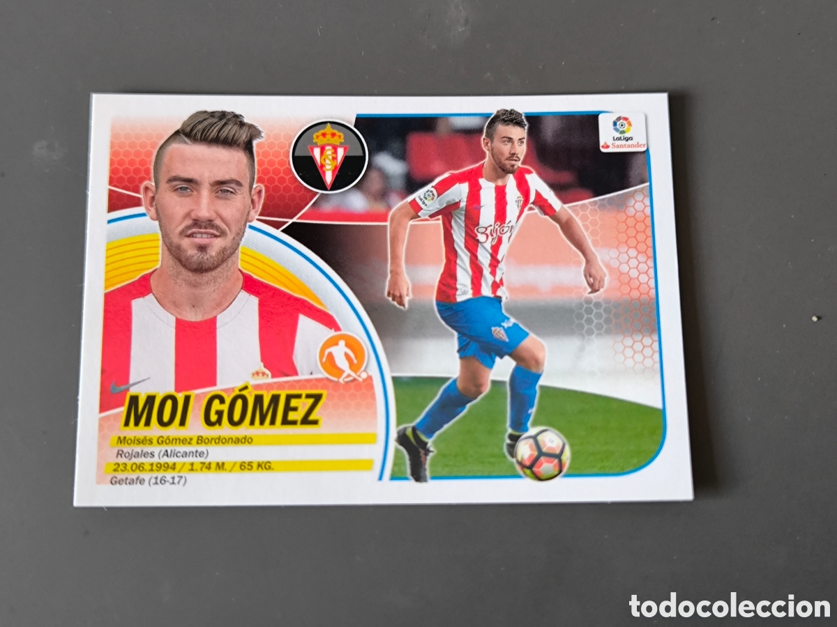 Cartes &agrave; collectionner de Football: MOI G&Oacute;MEZ 11 Real Sporting Liga Este 16 17