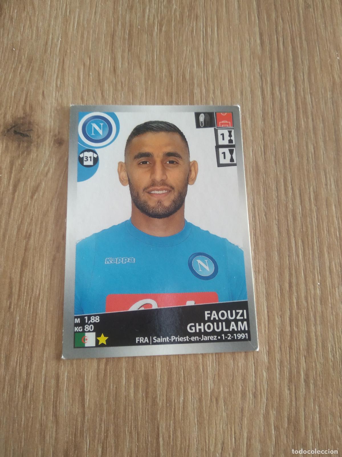 Cartes &agrave; collectionner de Football: 348 FAOUZI GHOULAM NAPOLES NAPOLI CROMO FUTBOL PANINI LIGA ITALIA 16-17 CALCIATORI 2016-2017