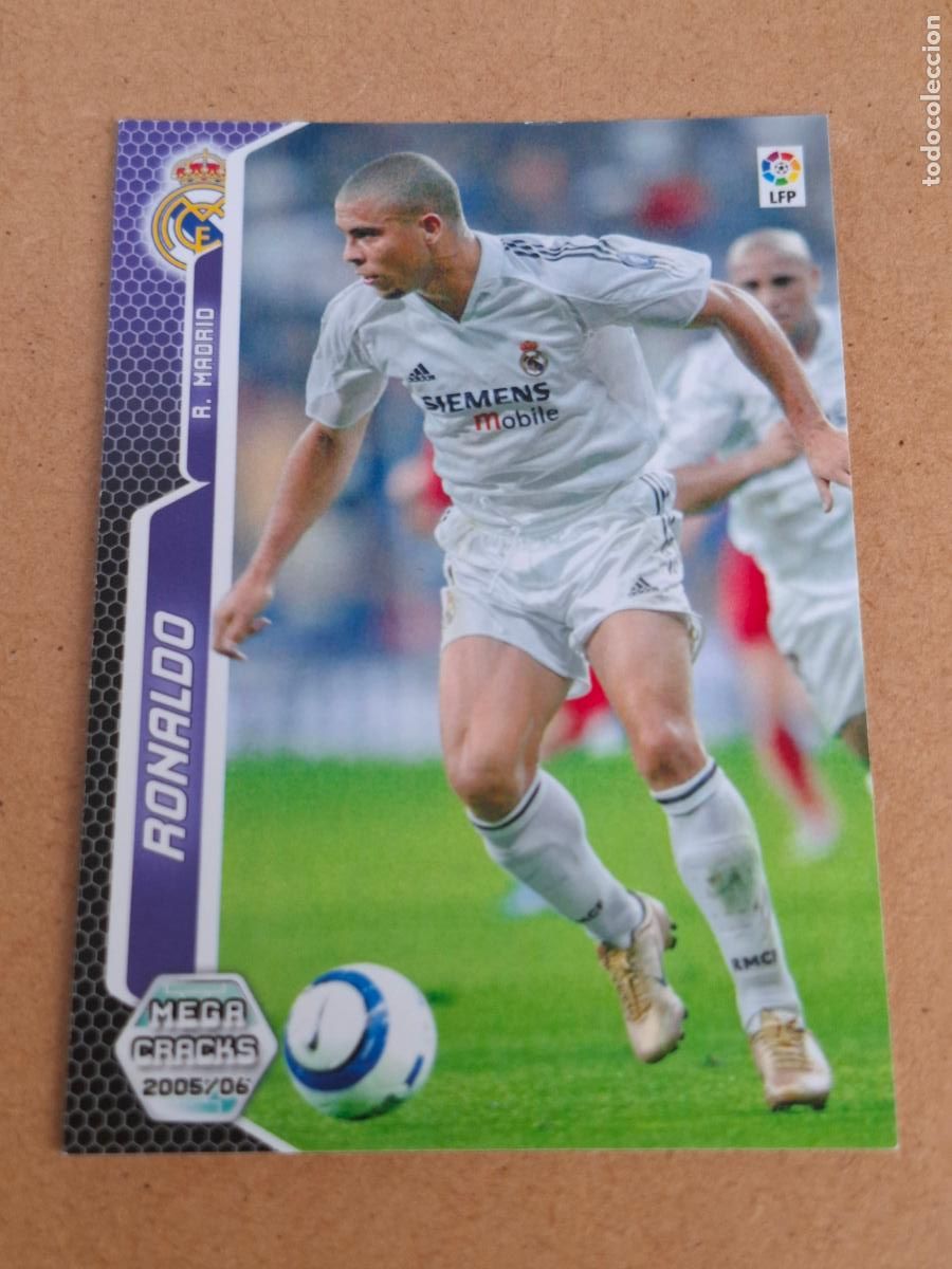 Cartes &agrave; collectionner de Football: MEGACRACKS 2005 2006 05 06 - PANINI - 198 RONALDO - REAL MADRID - CP12
