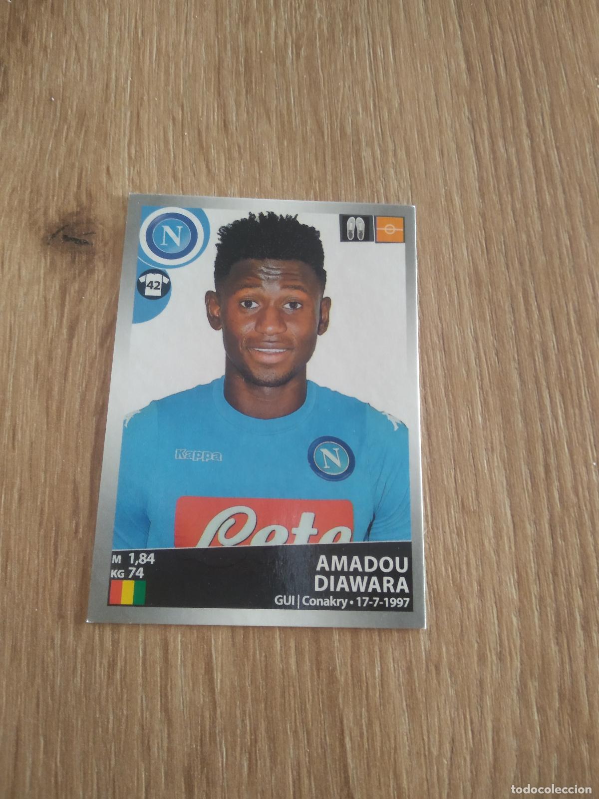 Cartes &agrave; collectionner de Football: 352 AMADOU DIAWARA NAPOLES NAPOLI CROMO FUTBOL PANINI LIGA ITALIA 16-17 CALCIATORI 2016-2017