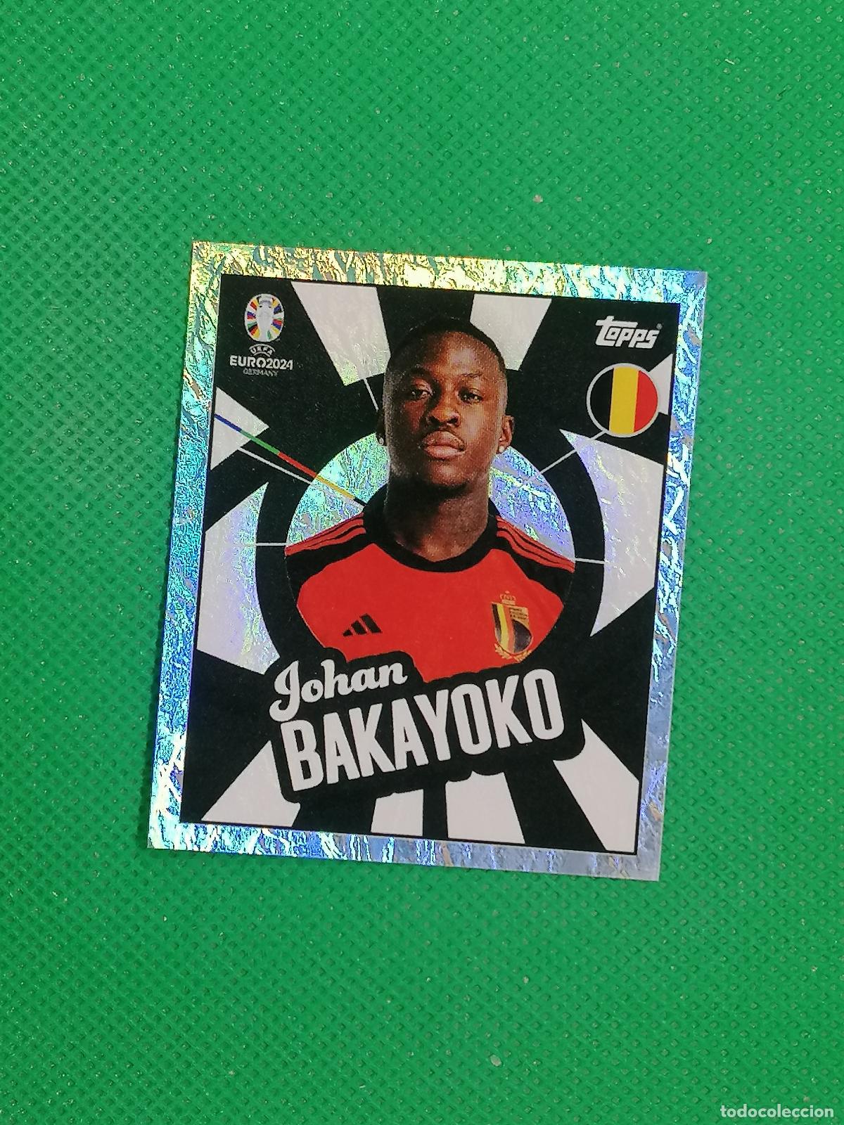 Cartes &agrave; collectionner de Football: BEL PTW BELPTW JOHAN BAKAYOKO BELGICA PARALELA ⚽ TOPPS EURO 2024 24 GERMANY STICKERS ⚽