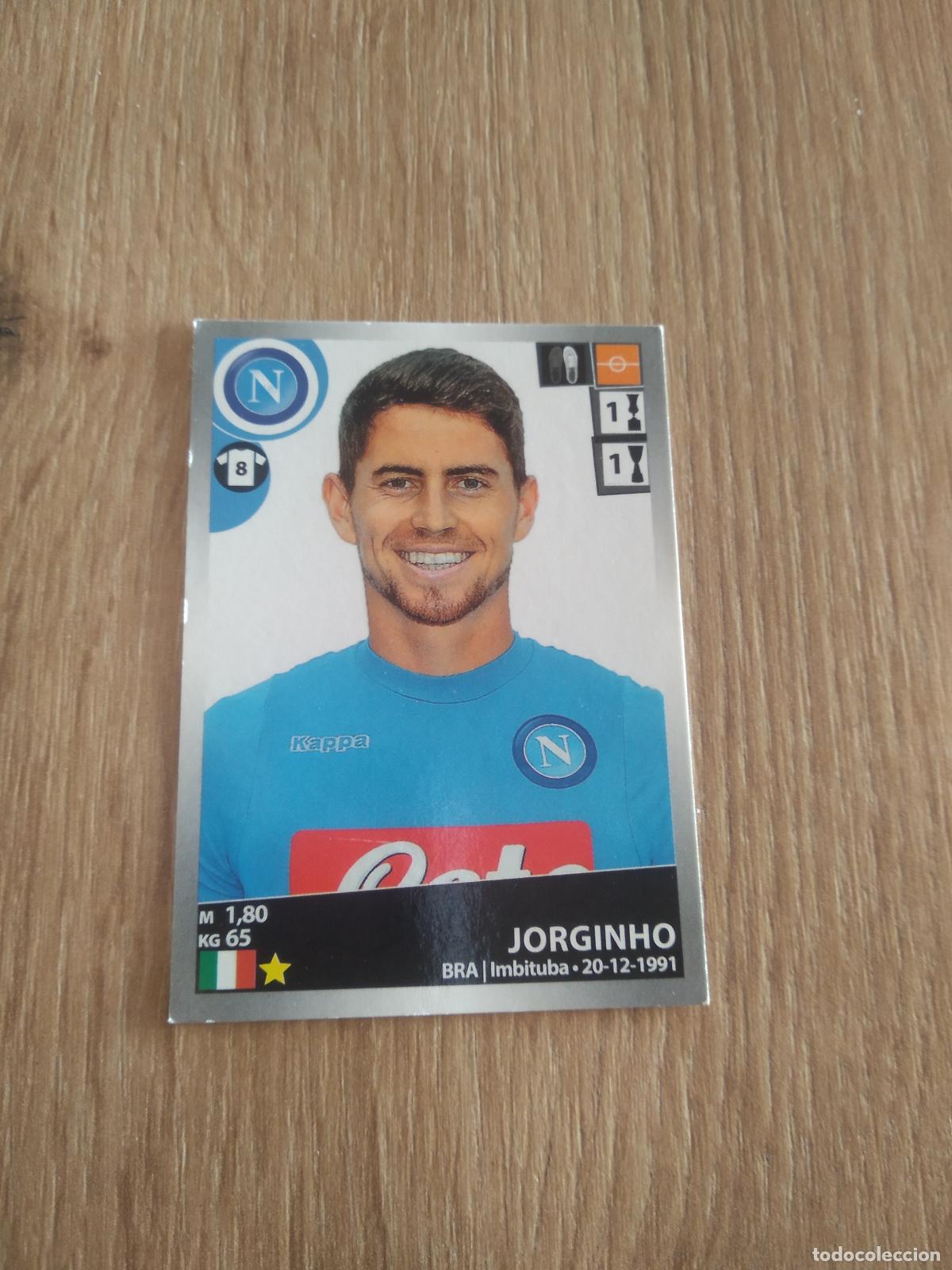 Cartes &agrave; collectionner de Football: 353 JORGINHO NAPOLES NAPOLI CROMO FUTBOL PANINI LIGA ITALIA 16-17 CALCIATORI 2016-2017