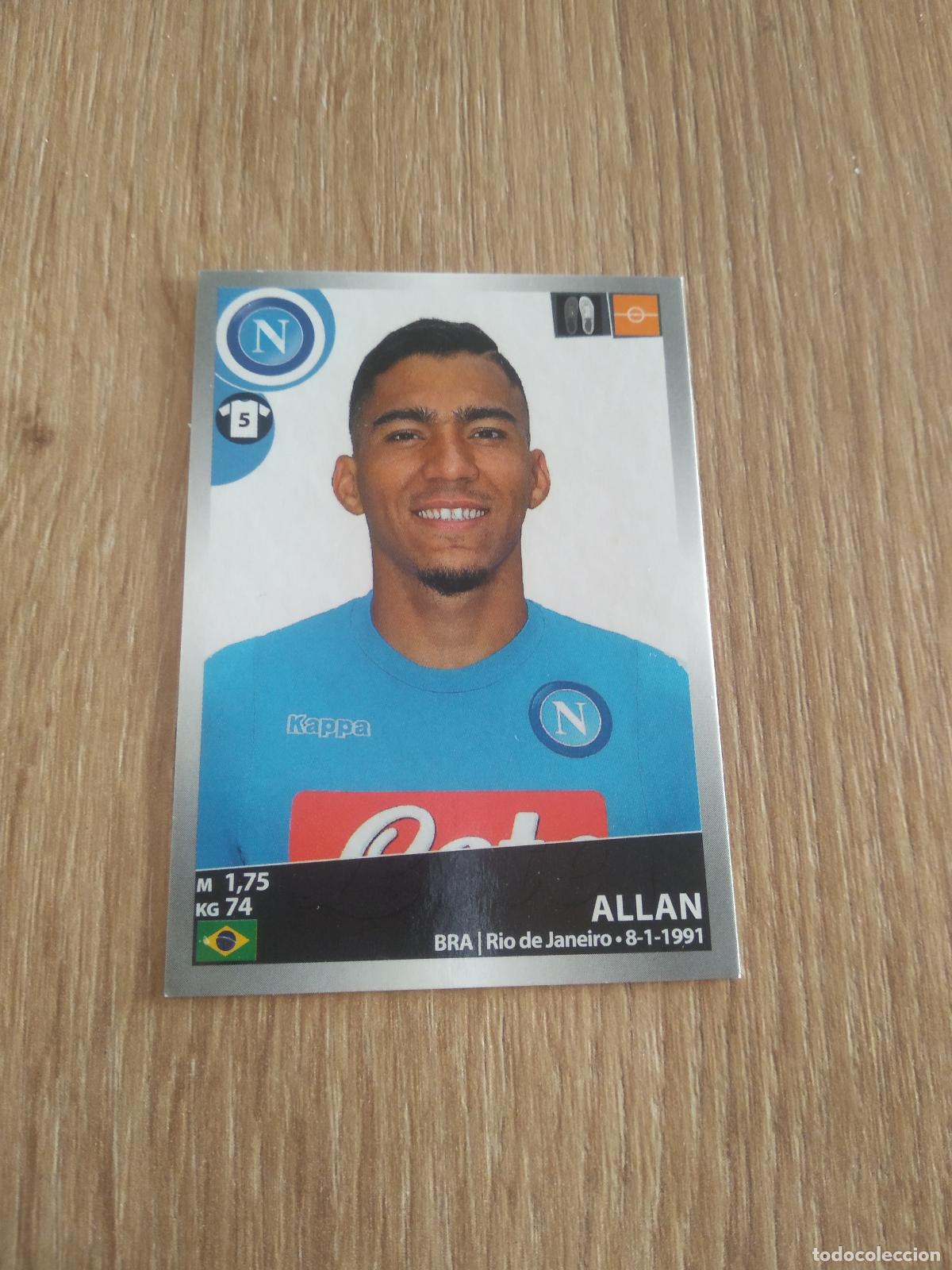 Football Stickers: 354 ALLAN NAPOLES NAPOLI CROMO FUTBOL PANINI LIGA ITALIA 16-17 CALCIATORI 2016-2017