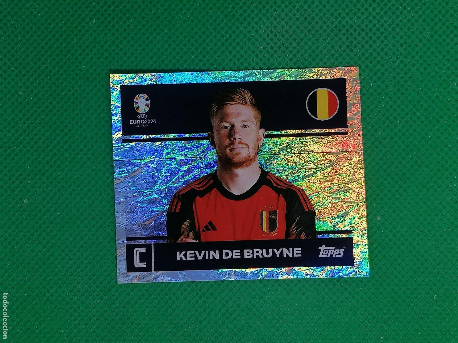 Fu&szlig;ball-Sticker: BEL 2 BEL2 KEVIN DE BRUYNE BELGICA PARALELA ⚽ TOPPS EURO 2024 24 GERMANY STICKERS ⚽