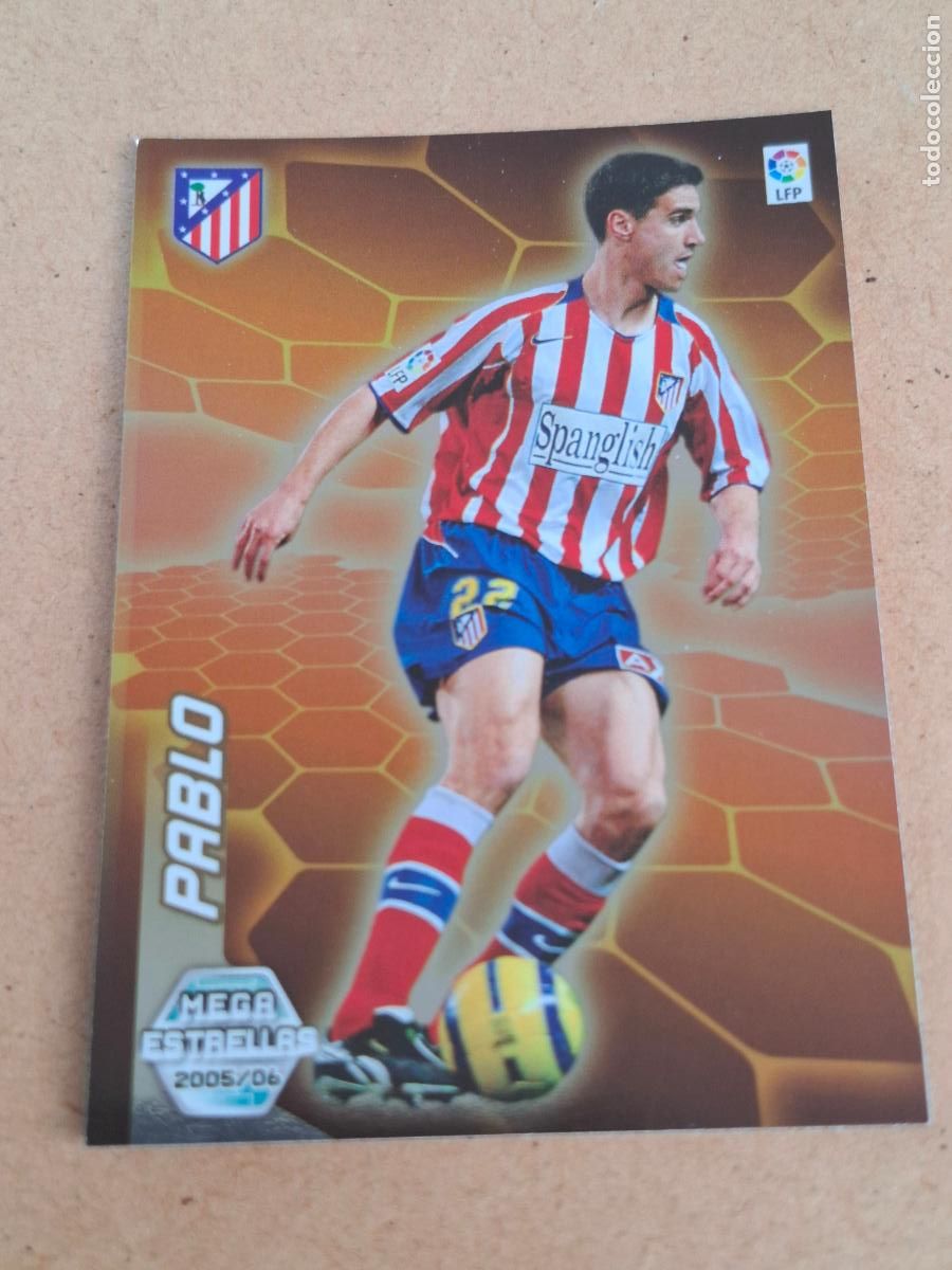 Football Stickers: MEGACRACKS 2005 2006 05 06 - PANINI - 370 PABLO - AT. MADRID - CP12