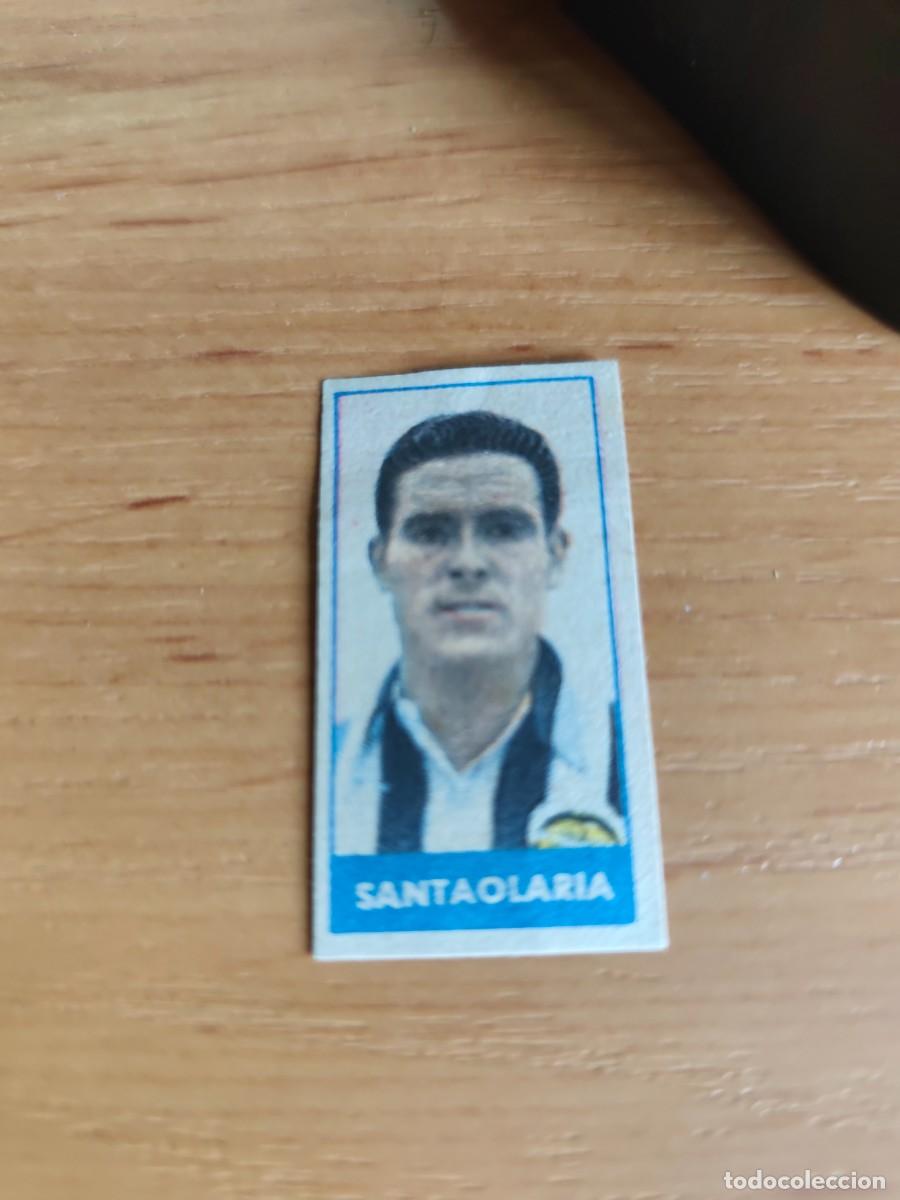 Football Stickers: CROMO SANTAOLARIA CD CASTELLON COLECCI&Oacute;N PALMERA PLATINO